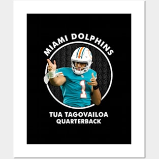 Tua Tagovailoa - Qb - Miami Dolphins Posters and Art